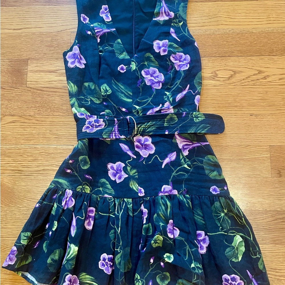 Size XS Karina Grimaldi Viola Print with Belt.